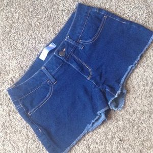 Dark Colored Jean Shorts